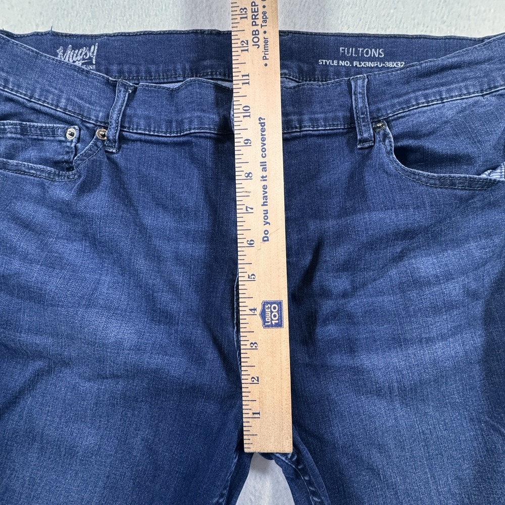 Mugsy Jeans Fultons Mens 38x31*  Flexible Stretch Dark Wash FLX3NFU - Picture 7 of 9
